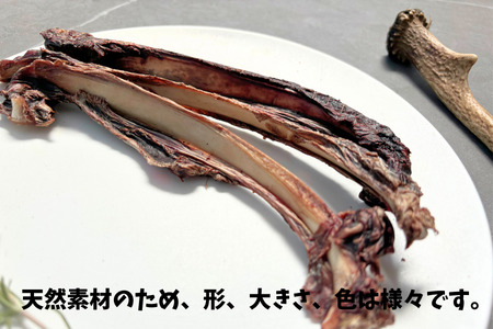 6-81 天然鹿の皮ガムと南アルプスの天然鹿肋骨の贅沢デンタルケアセット小型犬用 ALPDW013
