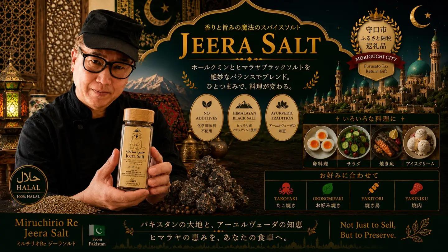ジーラソルト クミン岩塩(ロースト)クミン岩塩(ナチュラル) 2本セット [2621]