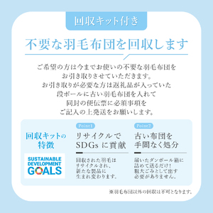 【甲州羽毛ふとん】本掛けシルクプリント手選別アイダーダウン（キング） ブルー系 羽毛布団 掛け布団 本掛け布団 キング布団 寝具 甲州羽毛 山梨 富士吉田