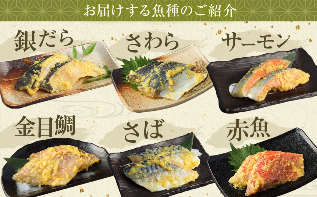 【5ヶ月定期便】【訳あり】西京漬け おまかせ2種8枚セット