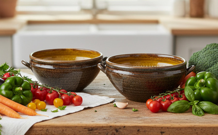 【マルワ窯】スープカップ2個セット FP1