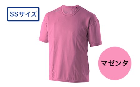 I4-04MA【カラー：マゼンタ サイズ：SS】リカバリーウェア A.A.TH/ ハーフTシャツ（品番：AAJ99301）