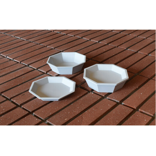 1616/ TY Anise Plate & Bowl 150 セット 有田焼 器 食器 皿 ボウル グレー プレート ボウル A35-171