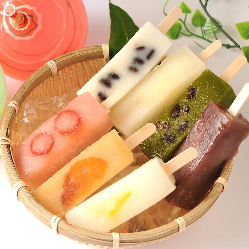 葛あいすばー 6本入 ( あずき 柿 いちご みるく金時 抹茶あずき もも )