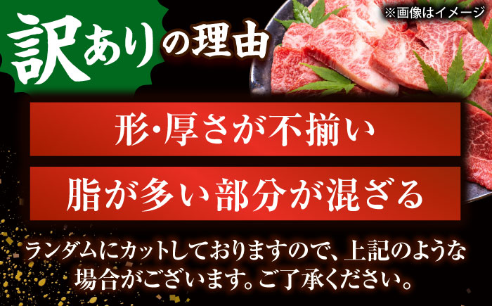 【全3回定期便】【訳あり】【A4〜A5】長崎和牛焼肉切り落とし(肩ロース・バラ）　1kg（500g×2p）【株式会社 MEAT PLUS】 [QBS042]