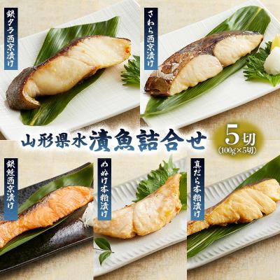 ふるさと納税 山形市 山形県水 漬魚詰合せC(100g×5切) FZ21-199