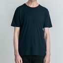 【ふるさと納税】＜選べるサイズ＞EIJI T-SHIRT クルーネック ブラック XXS／XS／S／M／L／XL／XXL SM14 Tシャツ 日本製 オーガニックコットン アルティメイトピマ100%使用 コットン 綿100％ 黒T 黒 服 トップス 衣料 アパレル ユニセックス 大阪府 阪南市 送料無料