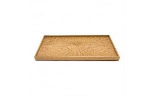 
Rectangle Rays Tray　タモ ash
