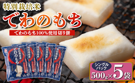 【城北麺工】特別栽培米 でわのもち 500g×5袋 FY25-290