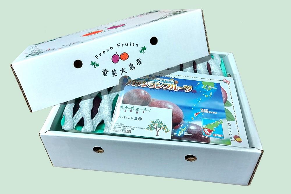 【2026年発送分 先行受付】パッションフルーツ 化粧箱12個入り(L玉)×10箱【たけはら農園】