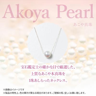 ふるさと納税 大分市 【母の日】K10あこや本真珠ネックレス 真珠8.0mm≪5月10日お届け≫_R14123-W-H |  | 01