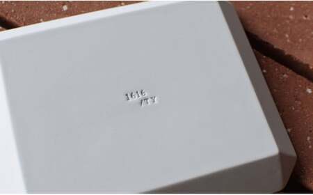 1616/ TY Square Plate 130 Grey 5枚セット【1616/arita japan】有田焼 食器 器 皿 小皿 角皿 スクエア プレート グレー シンプル 35000円 3.5