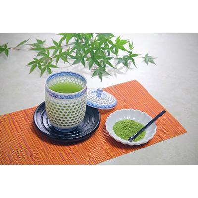 ふるさと納税 島田市 【発送月固定定期便】有機粉末緑茶4全12回 |  | 03