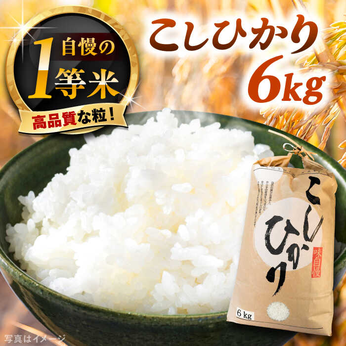 【ふるさと納税】上矢作産 農家自慢のこしひかり（精米）6kg / 米 こめ コメ 白米 精米 こしひかり コシヒカリ おこめ お米 産地直送 おすすめ 人気 恵那市産 ブランド米 おにぎり お弁当 炊き込みご飯 /恵那市/梅本勝司[AUAL001]
