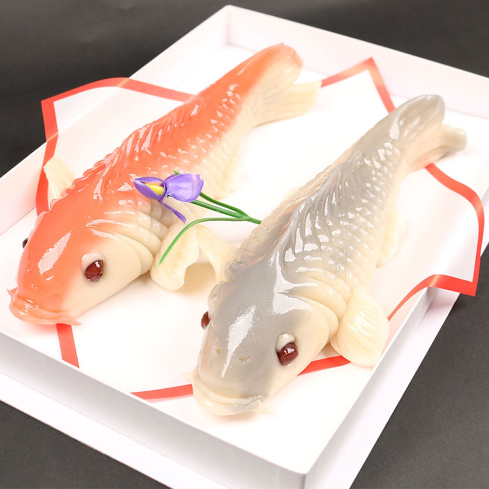 【ふるさと納税】上生菓子 出世鯉 2匹 北川天明堂 和菓子 和スイーツ 天明堂 こしあん 餡子 練り切り 練りきり 鯉 端午の節句 こどもの日 お祝い 初節句 生菓子 茶菓子 主菓子 伝統 冷凍 国産 熊本県 熊本市 送料無料