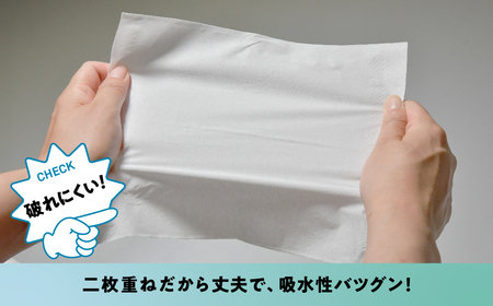 【3回配送/1ヶ月に1回定期便】ペーパータオル ナクレ ハンドタオル 25箱 (5箱組×5セット 120組 240枚) 