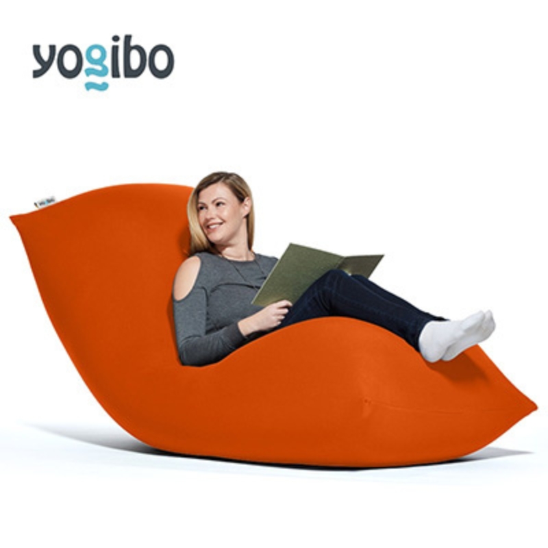 ビーズクッション ヨギボー マックス オレンジ Yogibo Max 特大 ローソファ 人をダメにする ソファベッド 洗えるカバー 一人暮らし インテリア 快適 ギフト プレゼント おしゃれ おすすめ 結婚祝い 誕生日 贈り物