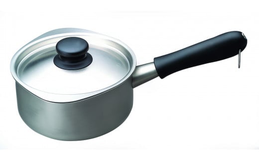 柳宗理デザイン ミルクパン14cm (つや消し)ふた付 & レードルS セット FC015169