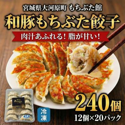 ふるさと納税 大河原町 和豚もちぶた 餃子 240個 (12個×20P)[53753708]