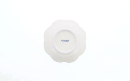 【美濃焼】茉莉花 まつりか 花型 5.0皿 ＆ 小皿 2種×各4点 8点セット【カネ定製陶】[MEI061]