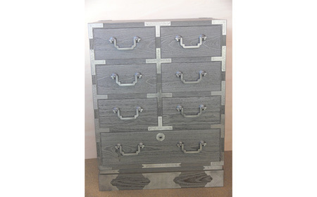 からくり手許箪笥 職人手作りの工芸品《サイズ：W55cm×D39.5cm×H72cm》重さ：約25kg 家具インテリア 加茂市 高橋芳郎タンス店