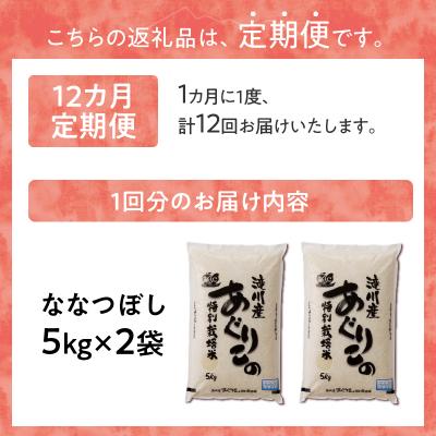 ふるさと納税 滝川市 《令和7年産》特別栽培米ななつぼし 10kg×12ヵ月定期便 特A 減農薬 白米 北海道滝川市 |  | 03