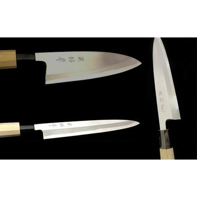 ふるさと納税 須崎市 土佐打ち刃物　高級料理包丁　出刃包丁16.5cm×柳刃包丁21cm×身卸包丁21cm白紙2号セット