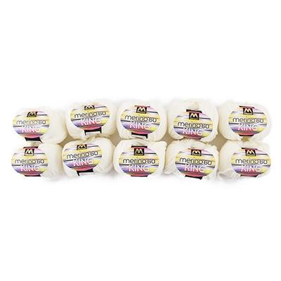 ふるさと納税 江南市 マンセルメリノキング(極太) 2054番色(白) 10玉セット |  | 01