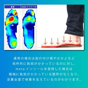 『究極の履き心地』をご提供 metaインソール搭載紳士靴ブラック 26.5cm M600AMT【1616331】