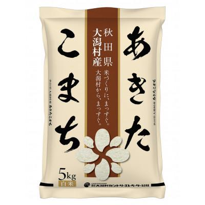 ふるさと納税 大潟村 【毎月定期便】あきたこまち精米5kg全3回