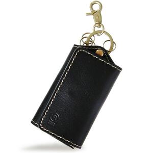 ＜カラー選択可能＞スリムフィットインキーケース【福岡市内製造】 ブラック