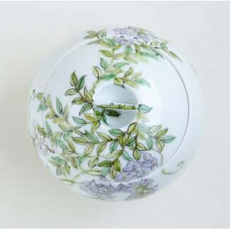 有田焼 Angel’s home 天使たちのおうち FUJI -フジ-【よう楽庵・たかす】丸型 ペット用 骨壺 小型犬 猫用 サイズ 仏具 ミニ骨壺 メモリアル A160-10_イメージ3