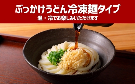 【3ヶ月定期便】ぶっかけうどん 凍らし麺 8人前×3回 うどん 麺類 麺 冷凍 ぶっかけうどん タレ つゆ 岡山県 倉敷市