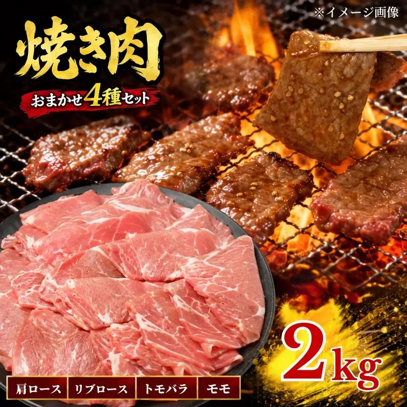 北海道産黒牛 やきにくセット 2kg（200g×10パック） 部位おまかせ やきにく［AC］