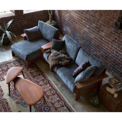 ふるさと納税 朝倉市 ナガノインテリア ソファ カウチソファ『LAND』 LC637-LL39/CR39 肘クッション付き |  | 01