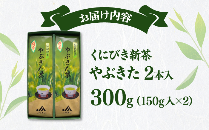 くにびき新茶 やぶきた 2本入　島根県松江市/島根県農業協同組合くにびき地区本部 [ALBC005]