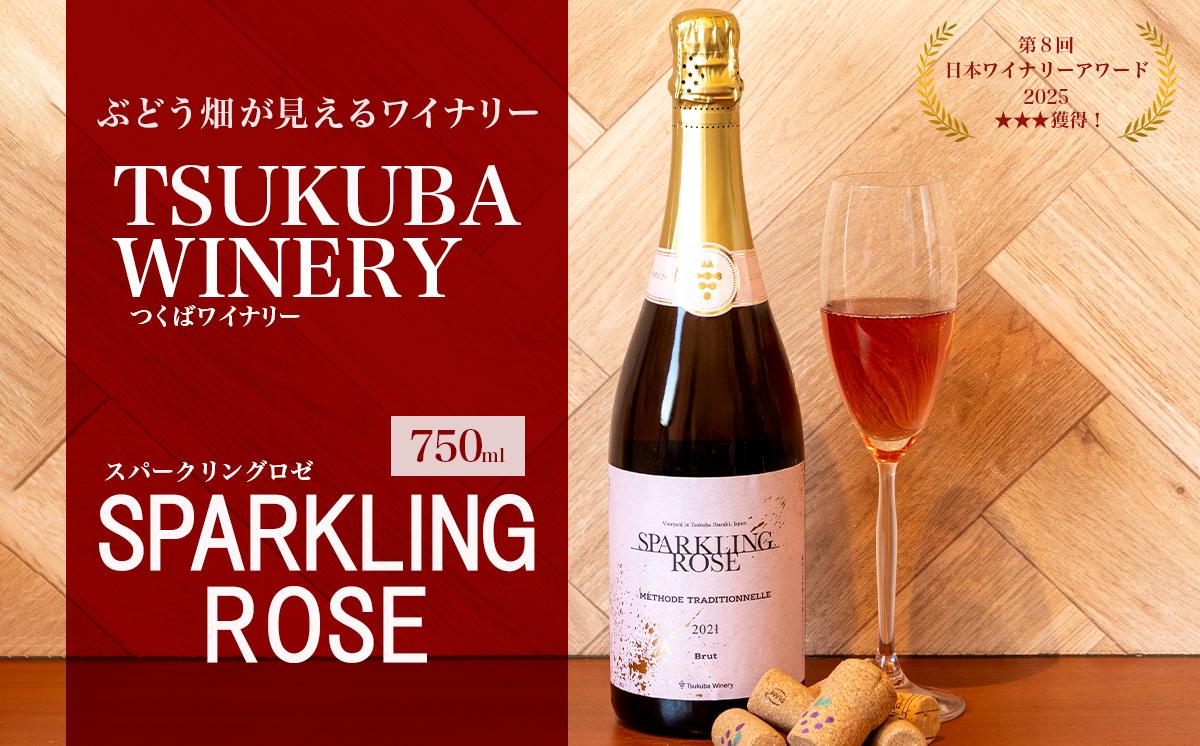 
                  スパークリングワイン SPARKLING ROSE （ スパークリングロゼ ）1本 750ml 日本ワイン つくばワイナリー │ 国産ワイン ワイン お酒 葡萄 ぶどう ブドウ ワイナリー 茨城県 つくば市
                