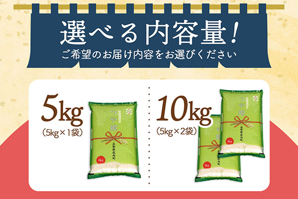 ＜10月下旬発送＞庄内米6か月定期便！つや姫 10kg（入金期限：2025.9.25） 10kg(5kg×2袋)