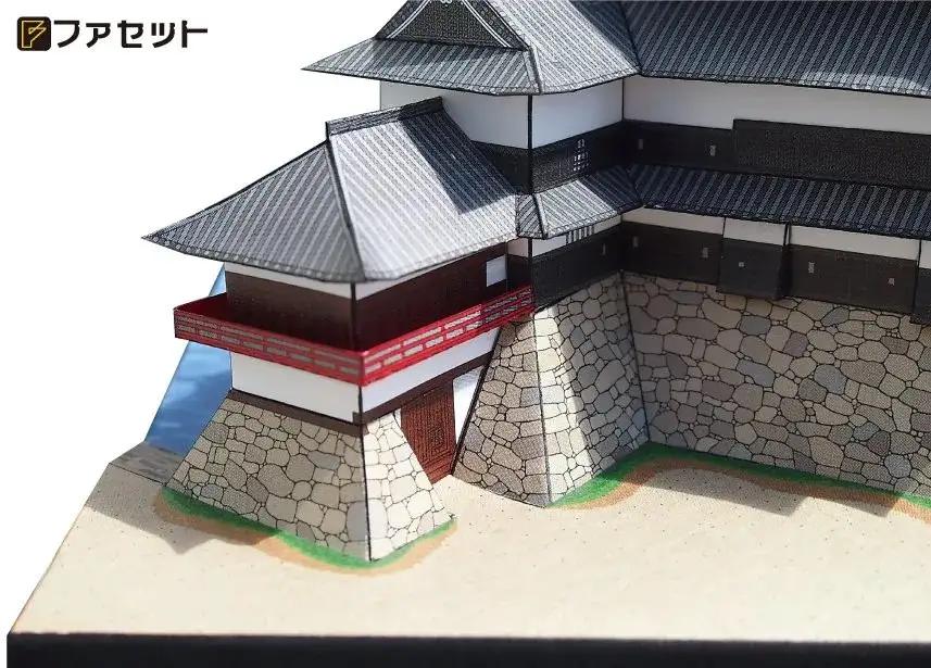 1254 国宝 松本城ペーパークラフト