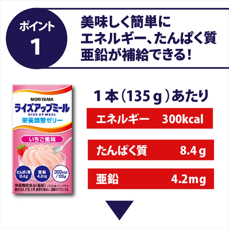 守山乳業 MORIYAMA　ライズアップミール　いちご風味【 ゼリー ギフト プレゼント 贈り物 お返し おいしい まとめ買い 神奈川県 南足柄市 】