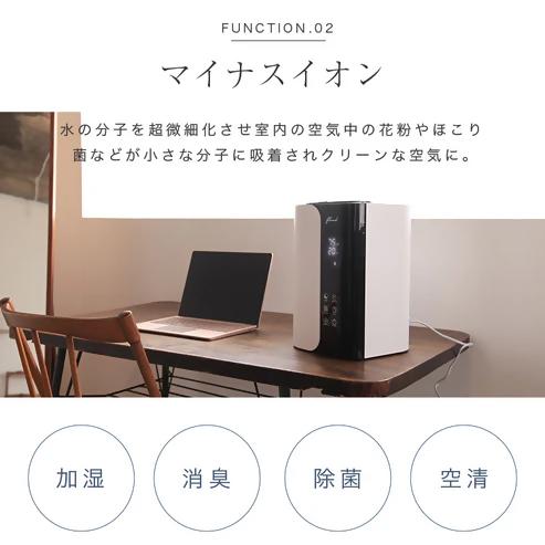 【FLOAD/フロード公式】 卓上型 スチーム式加湿器