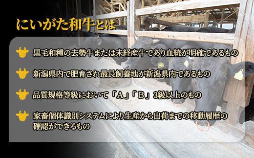 71-Bにいがた和牛 焼肉スライス 食べ比べセット 1.6kg（400g×4）モモ・肩ロース