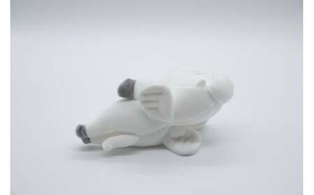 ぽけぷにむらお(寝転び) 140mm /長野県白馬村　ゆるキャラ　ヴィクトワール・シュヴァルブラン・村男Ⅲ世【O0130643】