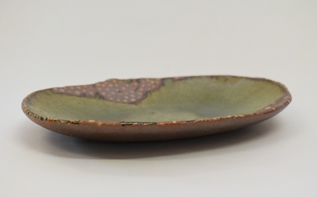 釉彩オーバル皿 和食器 お皿 長皿 陶芸品《受注制作》皿 中皿 楕円皿 長皿 パスタ皿 カレー皿 食器 手作り おすすめ おしゃれ モダン 陶芸 陶器 陶芸作家