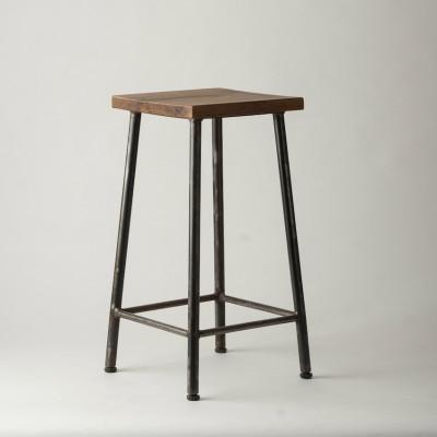 ふるさと納税 高松市 槙塚鉄工所 School stool High 黒 - スクールスツール -