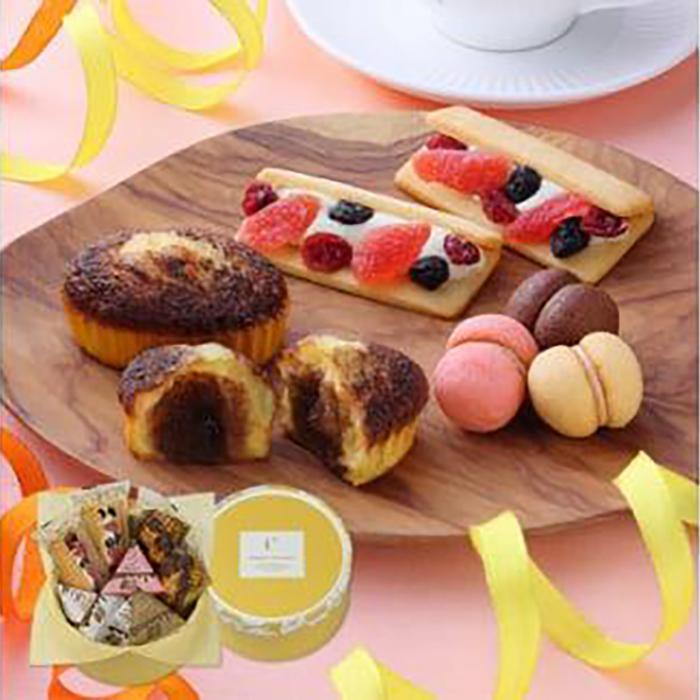 【ふるさと納税】＜シーキューブ＞ハッピースウィートボックスS　　CAS(HS)-13RN | 西宮 洋菓子ブランド 焼き菓子 詰合せ 贈り物 人気 おすすめ スイーツ ギフトセット お菓子 プレゼント お取り寄せ 通販 送料無料 ふるさと納税