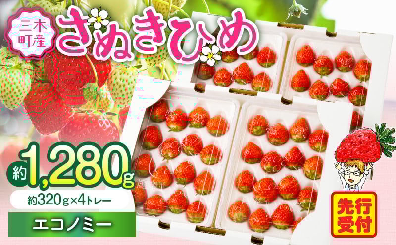 苺音エコノミー～いっぱいのさぬきひめいちご～約１．２ｋｇ