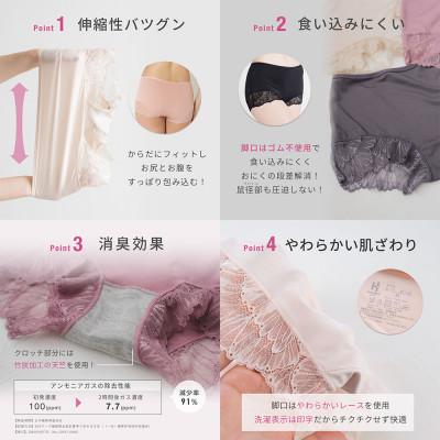 ふるさと納税 河内長野市 【3Lサイズ】 すっぽりショーツ(下着・パンツ・インナー・レディース・ハイウエスト) |  | 01