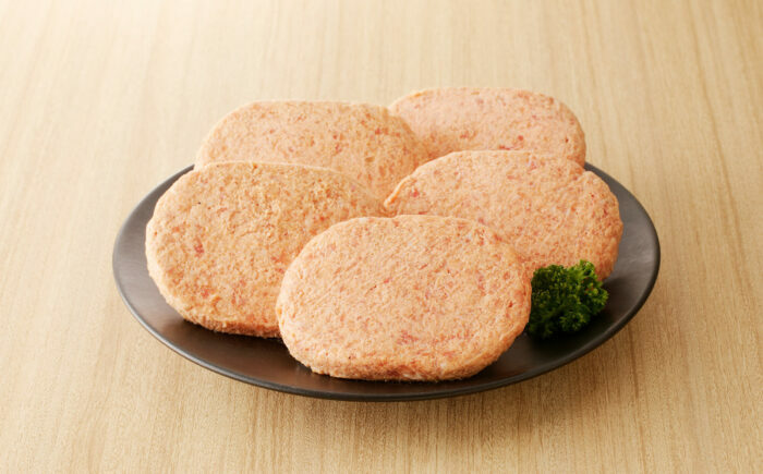 【10月1日金額改定予定！】生ハンバーグ 計700g（140g×5個入）特製ソース付 / 真空個包装  簡単調理 / 佐賀県 / マルフクフーズ [41AOCS066]