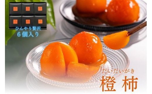 
                  長野県高森町産市田柿を使用　夏のデザート「橙柿（だいだいがき）」６個 信州 南信州 柿 干し柿 かき 高級 和菓子 天然スイーツ 和スイーツ スイーツ ひんやり シャーベット 自然の甘味 戸田屋
                